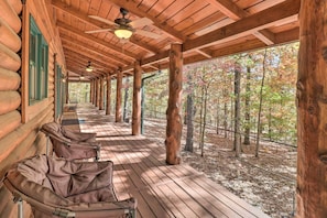 Exterior | Single-Story Cabin w/ Loft | Mountain View
