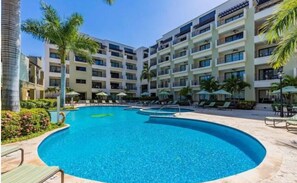 A large pool area for the Resort's guest