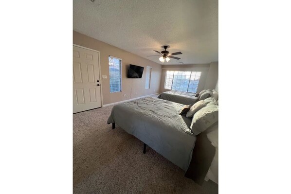 Private entrance to your private suite! 2 NEW queen beds!! With NEW linens!