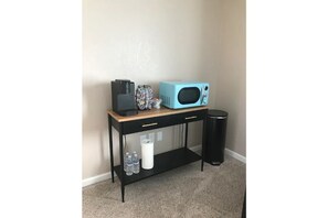 NEW Keurig coffee machine, with microwave. 