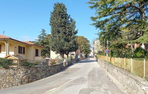 outside