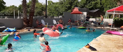 Large private pool