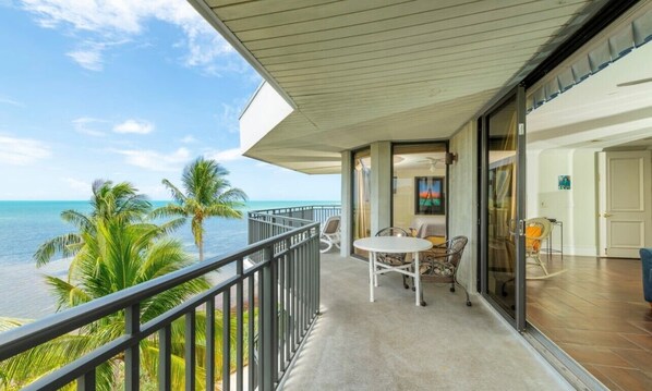 Private 60 ft wrap around Balcony
