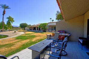 Patio with BBQ