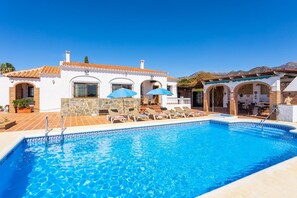 Beautiful villa with private pool, terrace, and garden with sea views