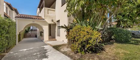 Front view of the home. Beautiful grass landscaping.