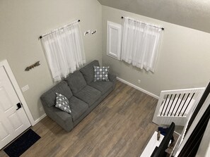 View of Living Room from Loft