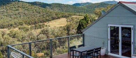 Step out on your private balcony and enjoy beautiful views of the rolling hills. 
