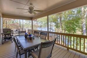 Deck | Gas Grill | Multiple Dining Tables | Lake Views