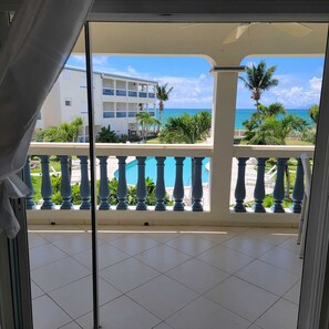 View from living room. Welcome to Caribbean Breeze Luxury condo 