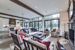 Living Room &amp; Fireplace