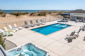 Private Pool Area with Hot Tub