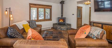 Cozy up by the fire | Main Level