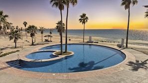 Pool by the beach