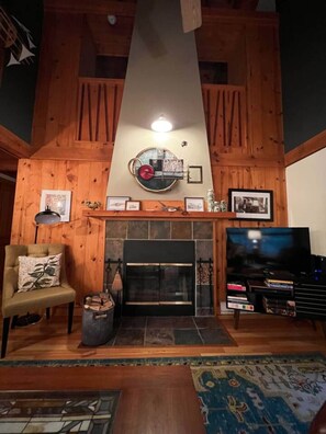 Wood Burning Fireplace