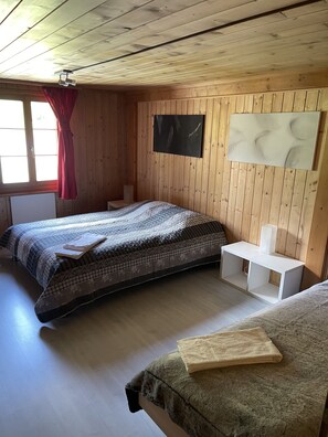 Third bedroom with both double bed and a single bed