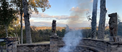 Fire Pit and Patio for gatherings 