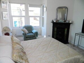 Main bedroom with large bay window