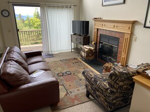 Living room from fireplace