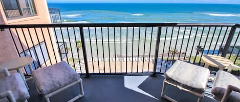 Oceanfront balcony