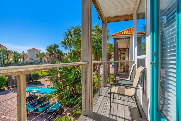 Destiny Beach Villas 20A - peekaboo view of Gulf!