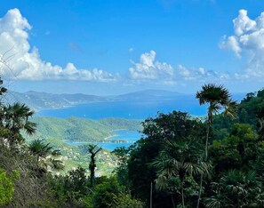 Located high on Bordeaux Mountain with views through the trees and tropical breezes