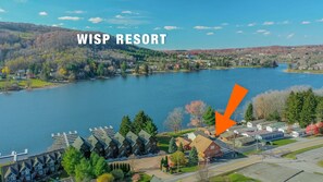 Just across the lake from Wisp Resort, making a day exploring Maryland's best slopes a piece of cake!