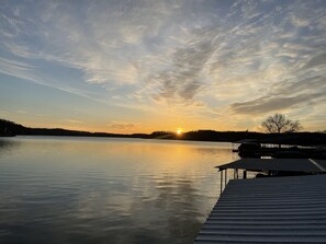 Sunrise views from the dock.