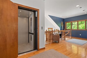 Elevator inside the home