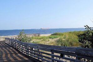 Vue sur la plage/l’océan