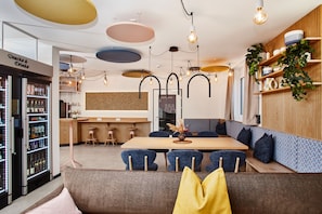 Sala de estar en el lobby