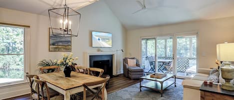 Dining and living room