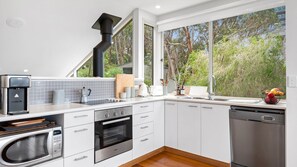 The home also has a fully equipped kitchen, which is ideal whether you're planning a simple meal or a lavish feast. 