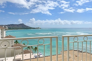Diamond Head and ocean views right from your front door