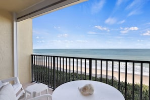 Balcony view facing ocean