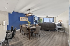 Sit together and enjoy a home cooked meal and chat about your fun-filled day!