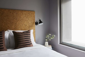 Arrive to a freshly made bed and nice fluffy pillows