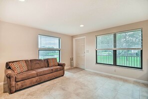 Studio | Living Area | Queen Sleeper Sofa | Smart TV