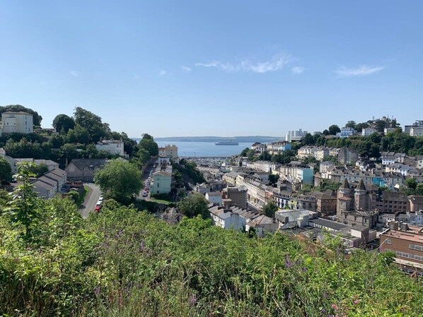 View down to Torbay