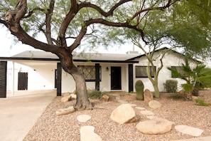 Welcoming front exterior