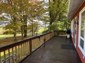 Front deck at Partridge Pond