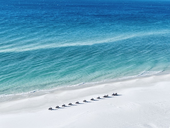 Immerse yourself in the balcony views from Sunset Cove at The Pearl of Navarre.