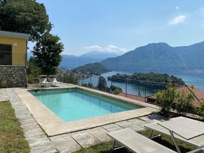 Relax in the pool and take in that view Open April to September.