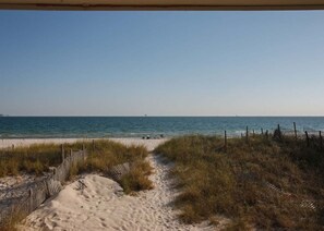 Short distance thru the dunes to the beach