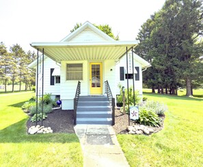 Main Entrance- back of home