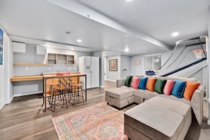 Game and Media Room (basement level)