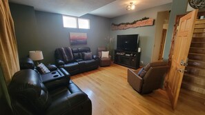 living room with tons of room for everyone