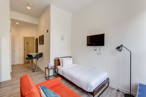 Bedroom, Room, Indoors, Flooring, Living Room