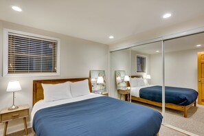 The second of our two bedrooms also has a Queen-sized bed