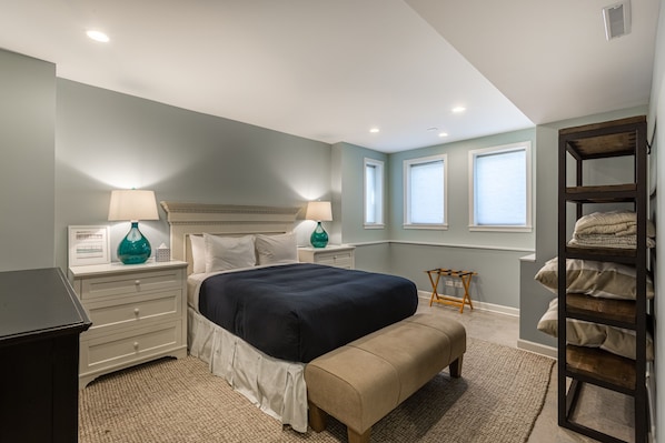 This master bedroom will have you right at home